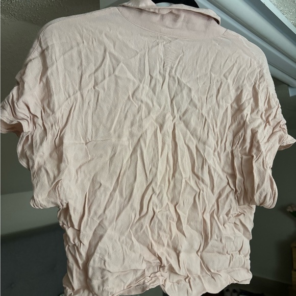 Wilfred Blush Pink Tie-Front Blouse - Picture 2 of 2